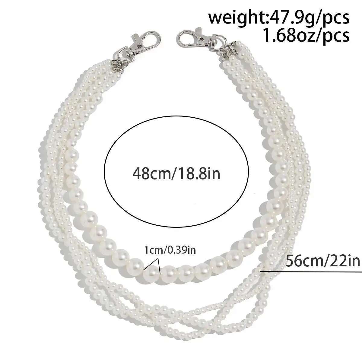 Lacteo Goth Multi Layer Imitat – Women'S Jeans Accessories Chain recenzja i cena