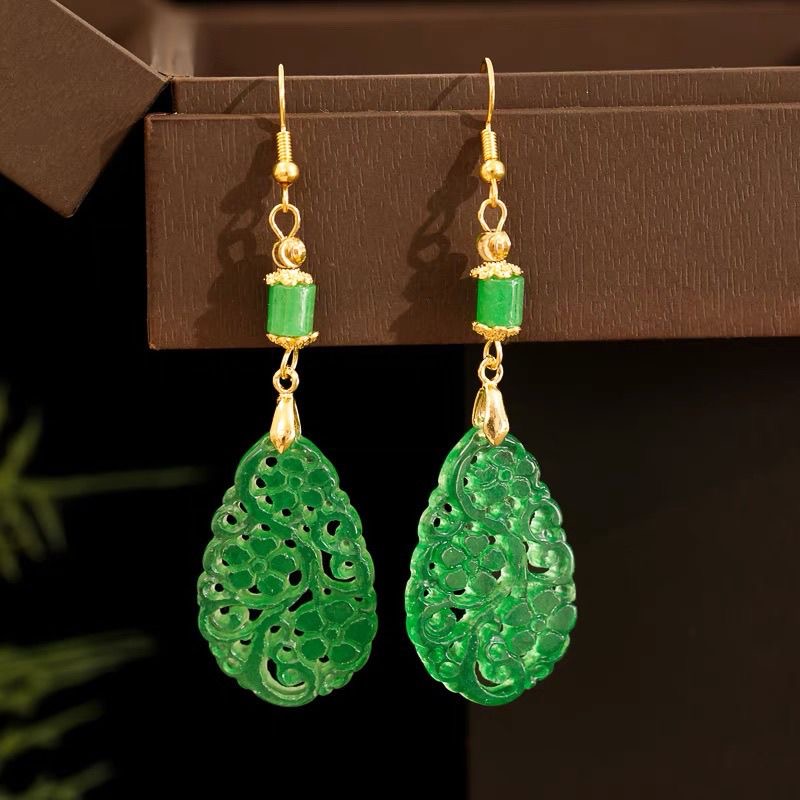 925 Silver Natural Green Jade  – Women Accessories For Hand recenzja i cena