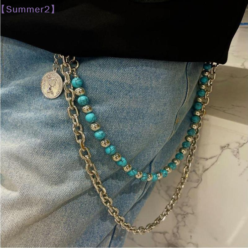 【Xia2】Punk Metal Fashion Waist – Women'S Jeans Accessories Chain recenzja i cena