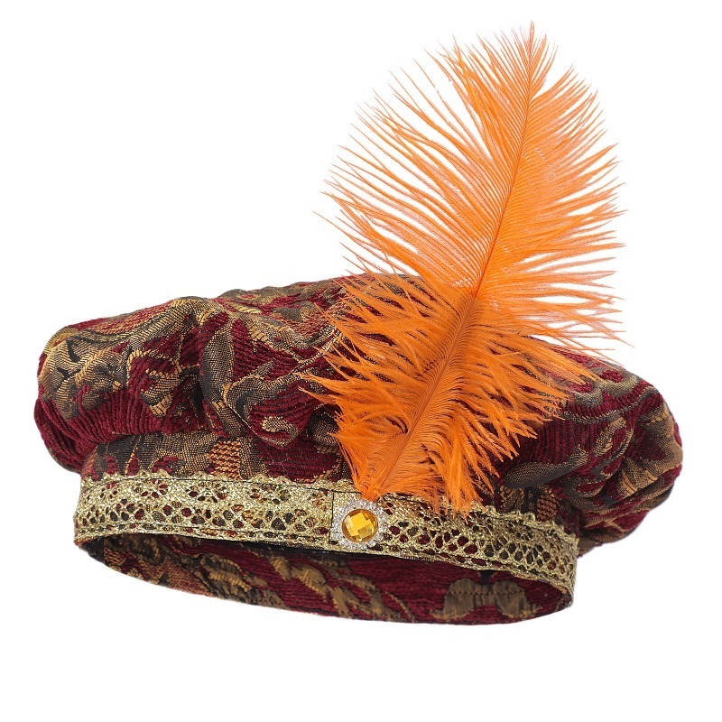 Medieval Tudor Hat With Feathe – Women'S Victorian Era Accessories recenzja i cena