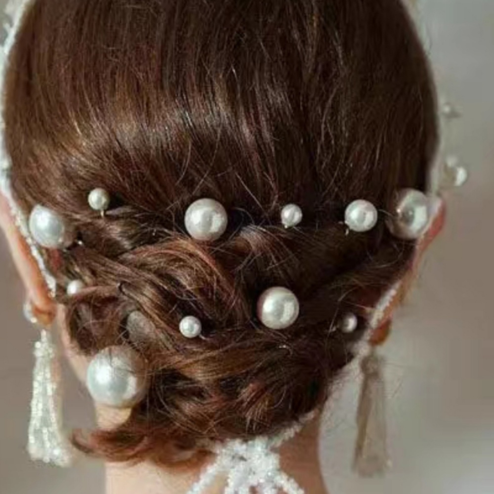 Pearl Crystal Hair Pins Comb S – Women'S Hair Accessories Wedding recenzja i cena