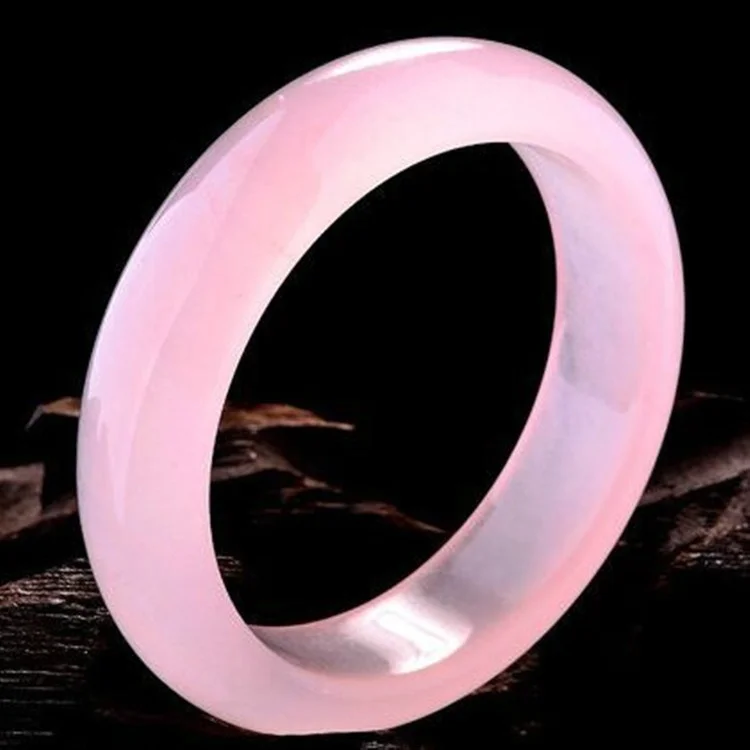 Genuine Natural Pink Jade Bang – Women Accessories For Hand recenzja i cena