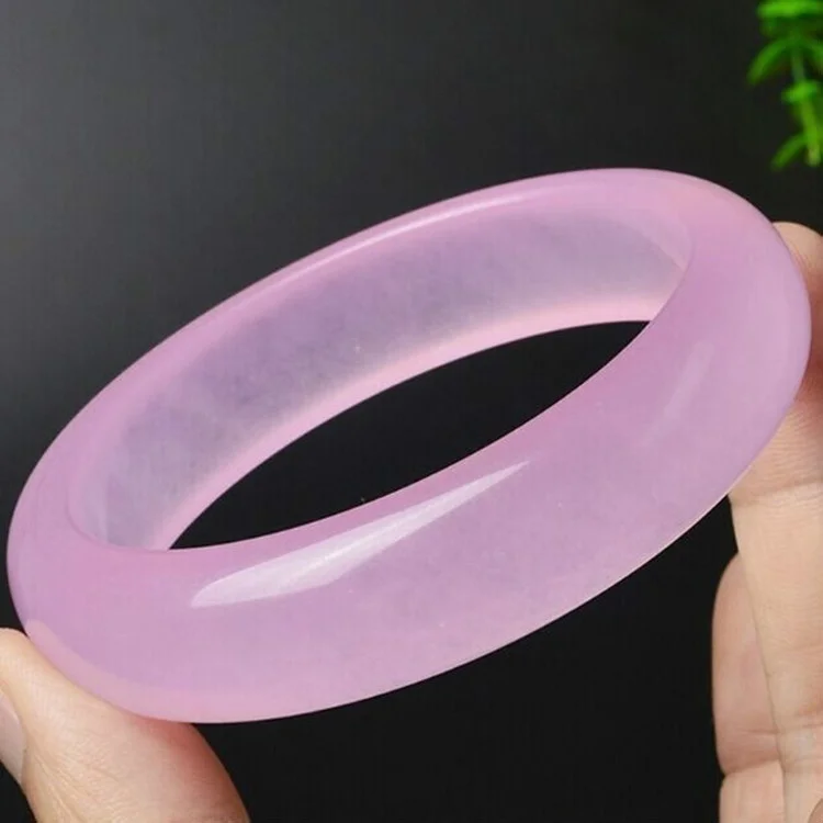 Genuine Natural Pink Jade Bang – Women Accessories For Hand recenzja i cena