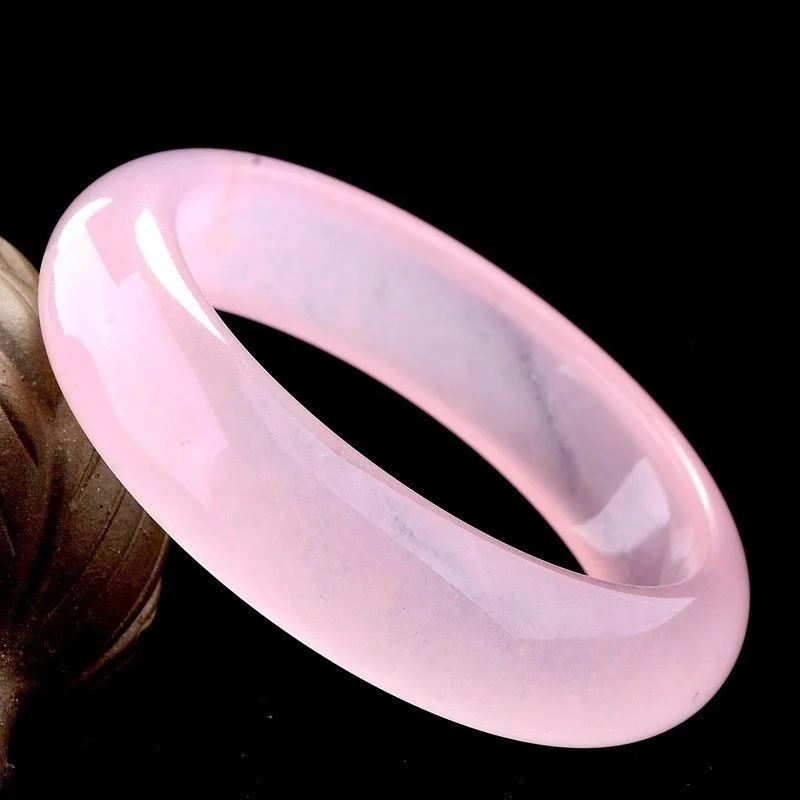 Genuine Natural Pink Jade Bang – Women Accessories For Hand recenzja i cena