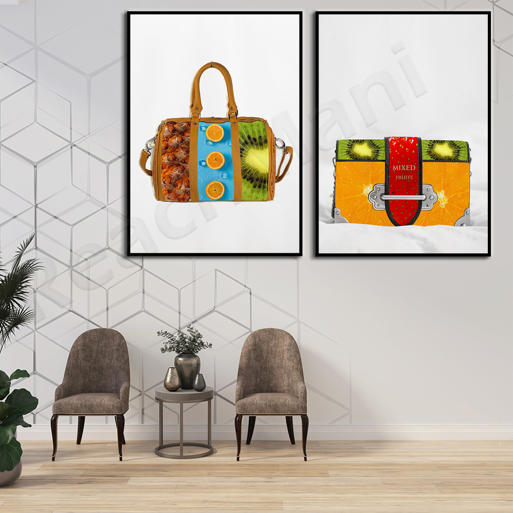 Mixed media art, fashion woman – Women Accessories Poster recenzja i cena