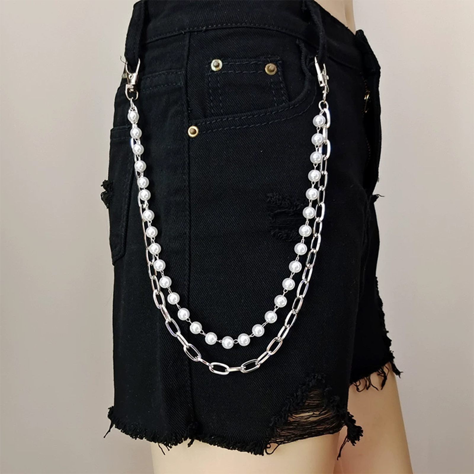 Simple Waist Chain For Women T – Women'S Jeans Accessories Chain recenzja i cena