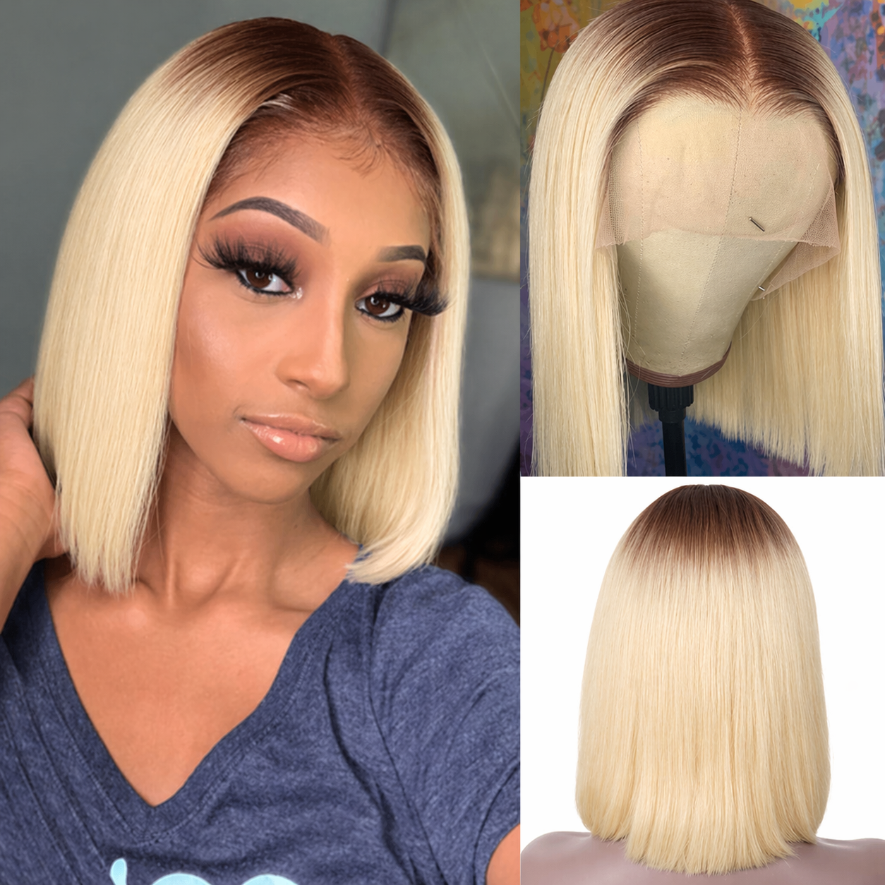 13×4 HD Lace Front Bob Wig 4/6 – Hair Band Elastic recenzja i cena