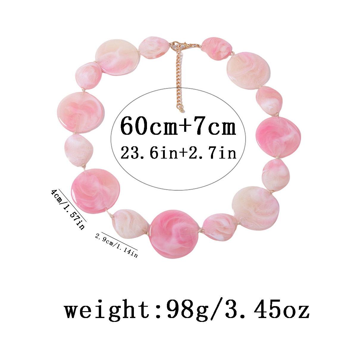 Y2k Irregular Round Flat Pink  – Women'S Accessories Trends 2026 recenzja i cena