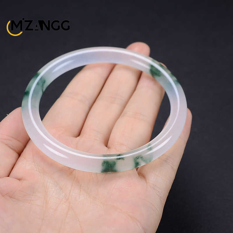 Natural Green Jadeite Bangle J – Women Accessories For Hand recenzja i cena