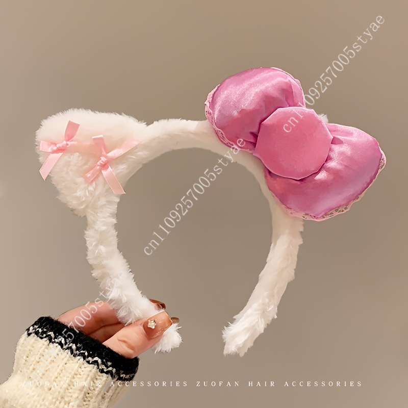 Hello Kitty Pink Bow Plush Hea – Woman Accessory recenzja i cena