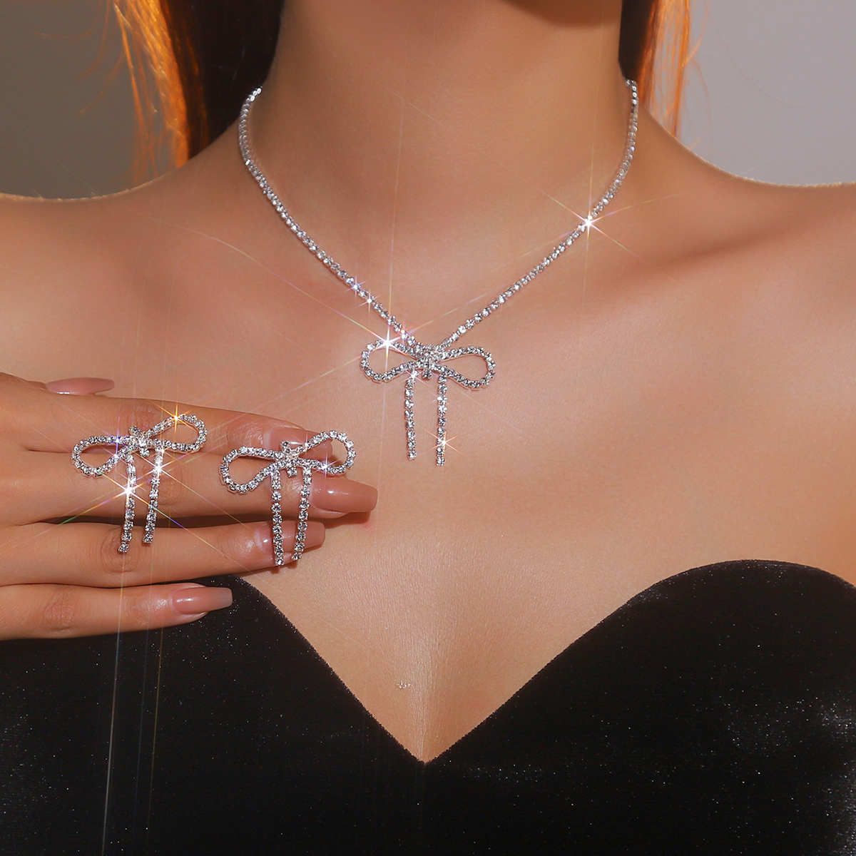 Bow Necklace and Earrings Sets – Women'S Accessories Mango recenzja i cena