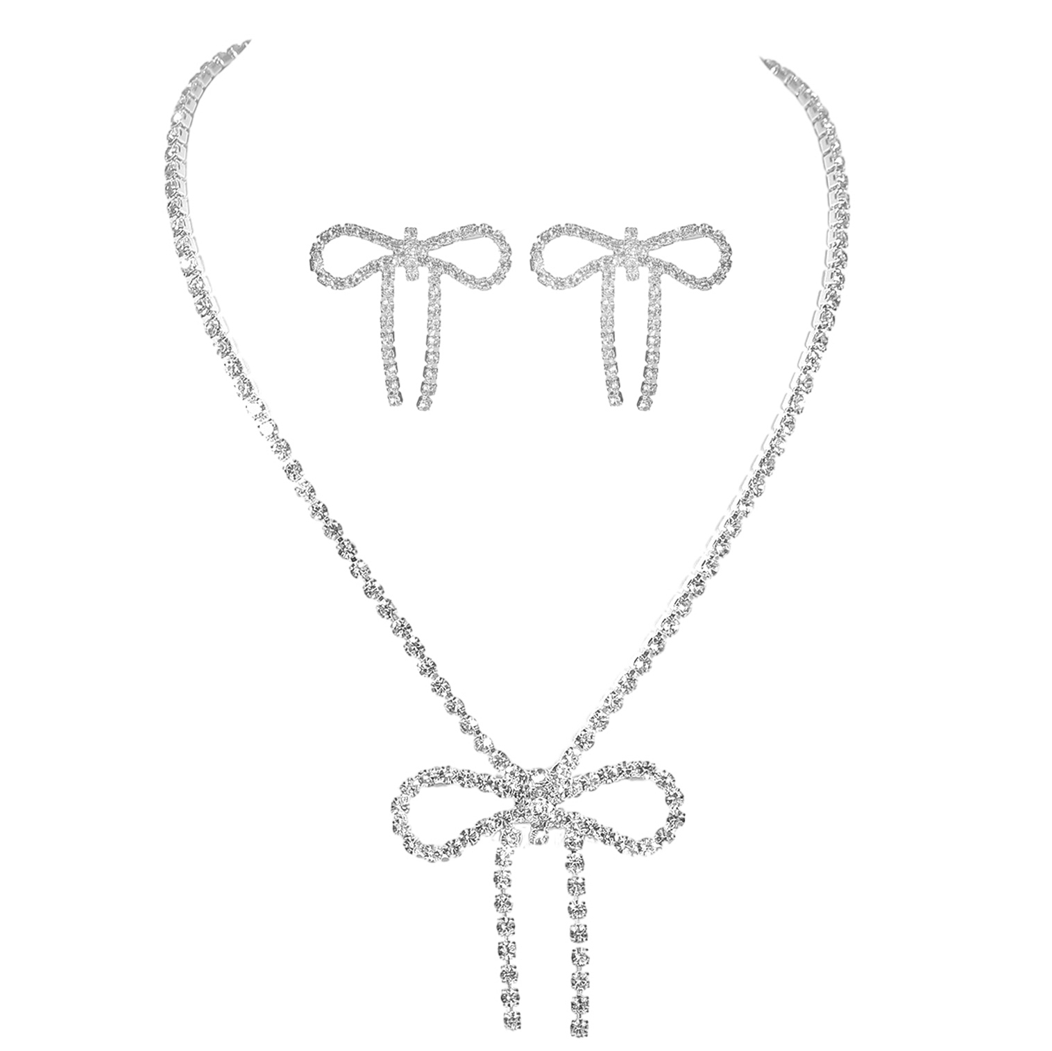 Bow Necklace and Earrings Sets – Women'S Accessories Mango recenzja i cena