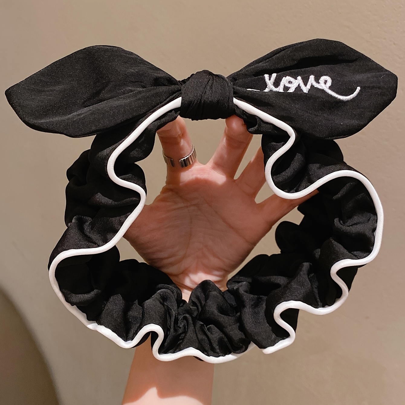 Women Embroidered Bow Headband – Hair Band Elastic recenzja i cena