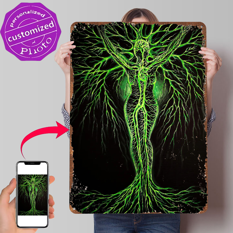 Green Tree Woman Printed Poste – Women Accessories Poster recenzja i cena