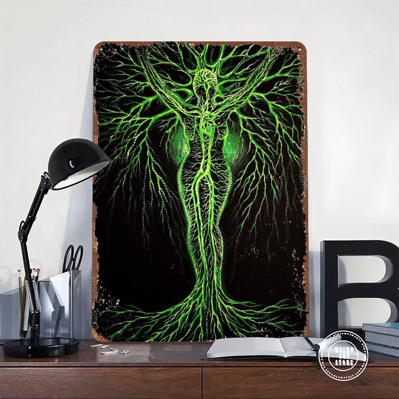 Green Tree Woman Printed Poste – Women Accessories Poster recenzja i cena