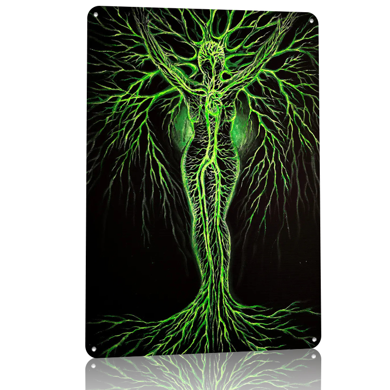 Green Tree Woman Printed Poste – Women Accessories Poster recenzja i cena