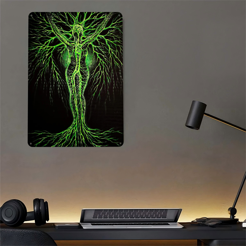 Green Tree Woman Printed Poste – Women Accessories Poster recenzja i cena