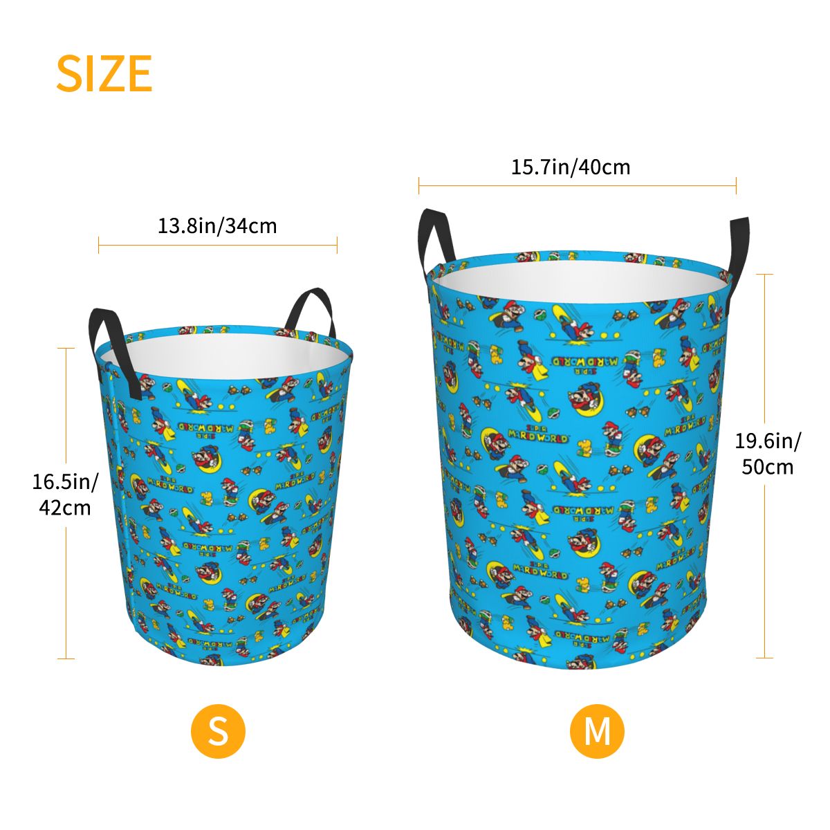Cartoon Super Mario Laundry Ha – Women Accessories Hamper recenzja i cena