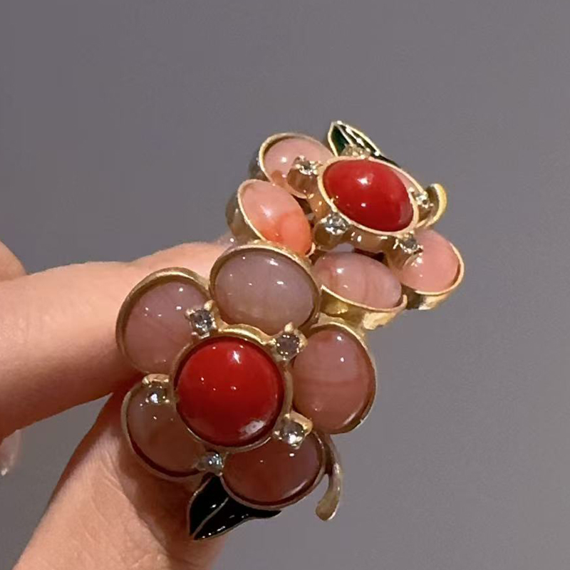 Vintage Natural Stone Pink Flo – Women'S Accessories Trends 2026 recenzja i cena