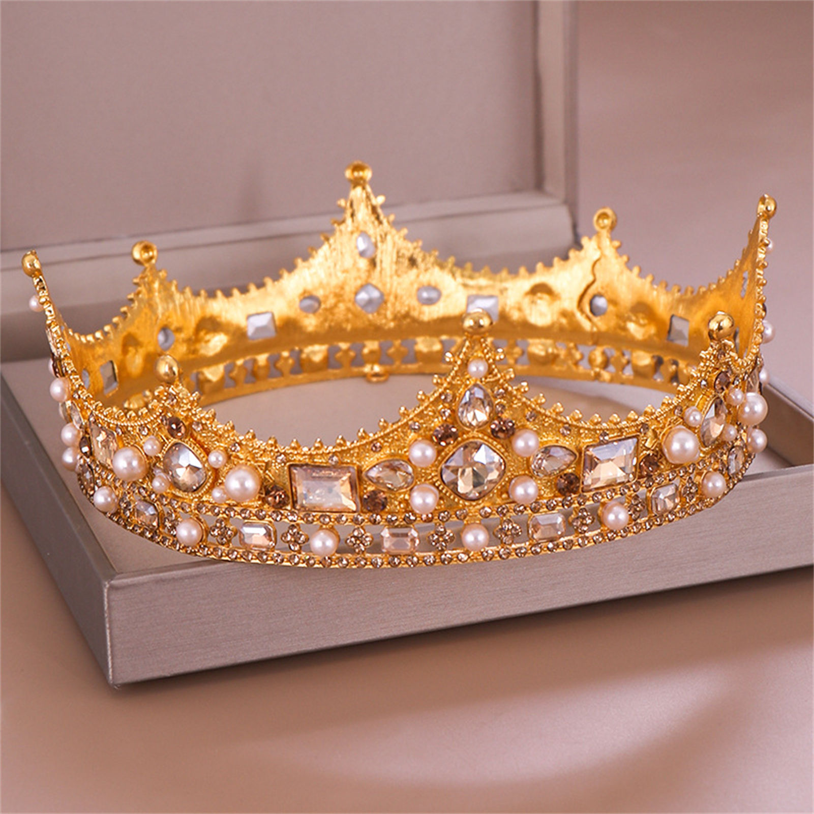 Alloy Crown Tiara Retro Bridal – Women Accessories For Wedding recenzja i cena