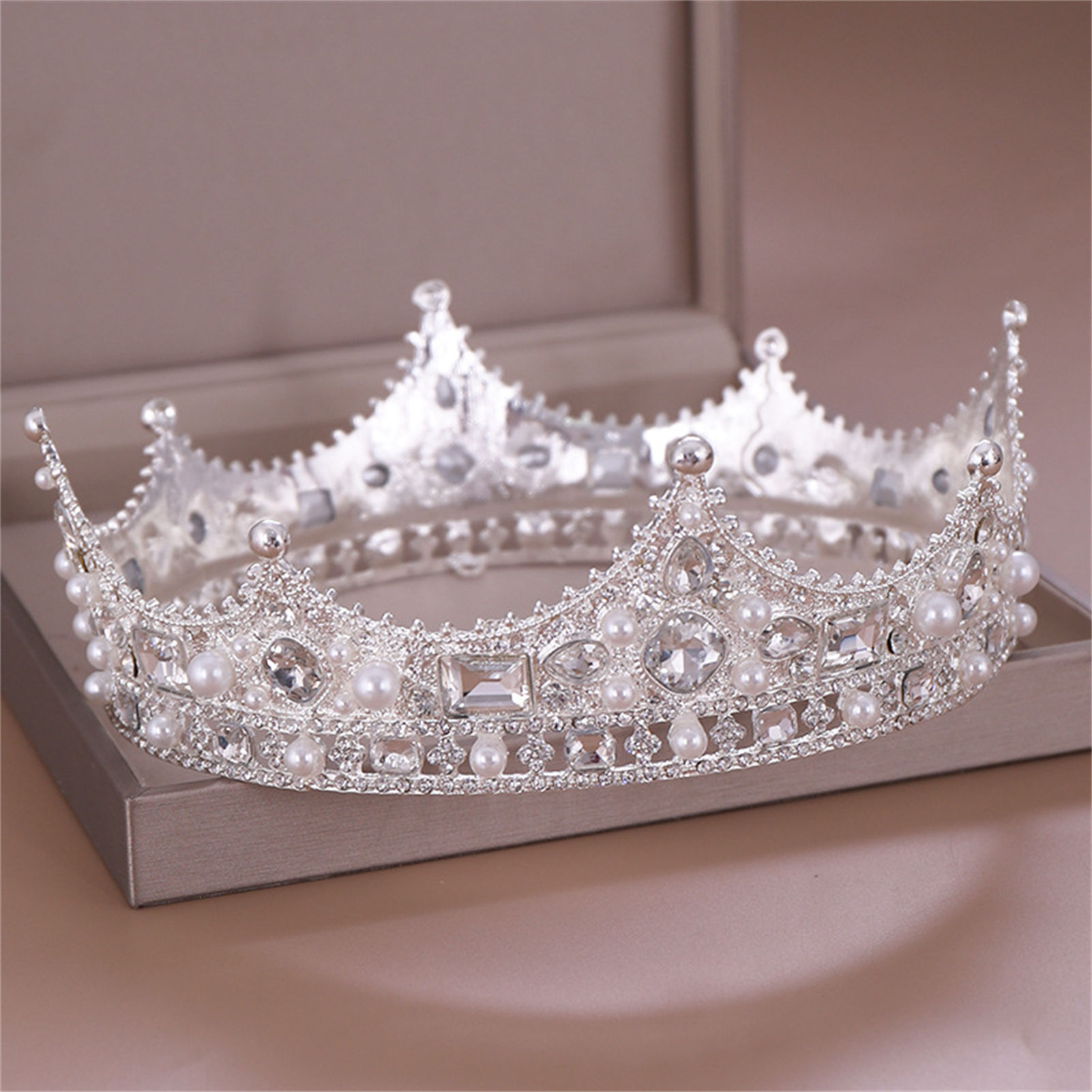 Alloy Crown Tiara Retro Bridal – Women Accessories For Wedding recenzja i cena