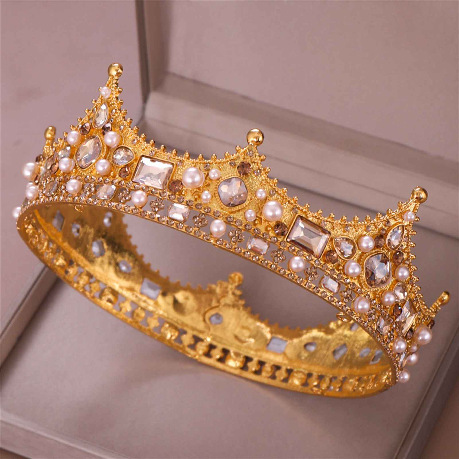 Alloy Crown Tiara Retro Bridal – Women Accessories For Wedding recenzja i cena