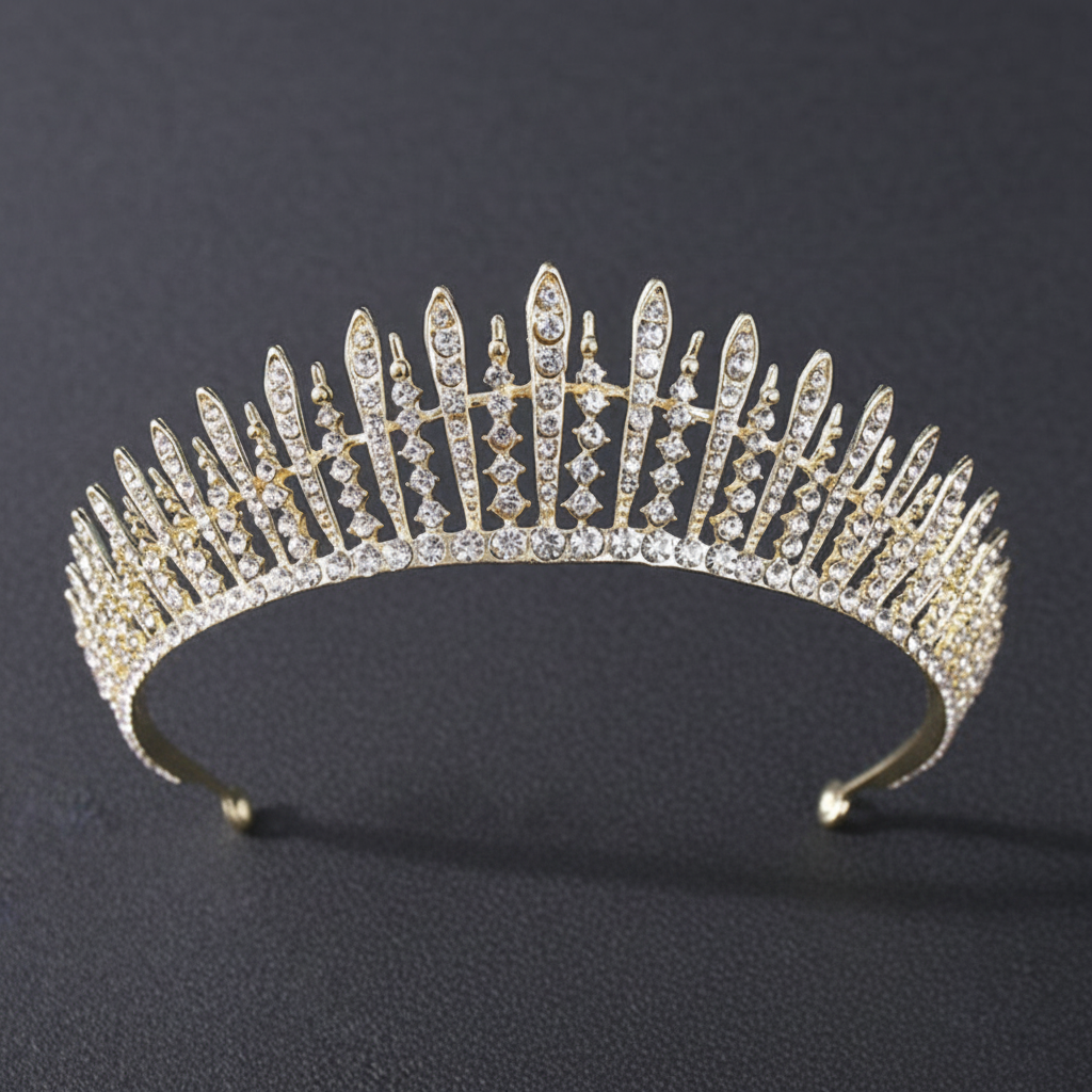 Bridal Crystal-Crown Headband  – Women Accessories For Wedding recenzja i cena