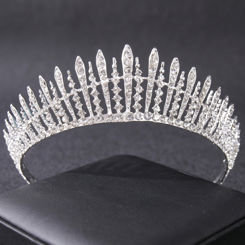 Bridal Crystal-Crown Headband  – Women Accessories For Wedding recenzja i cena